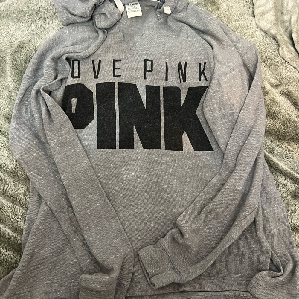 PINK Victoria's Secret Gray Hoodie